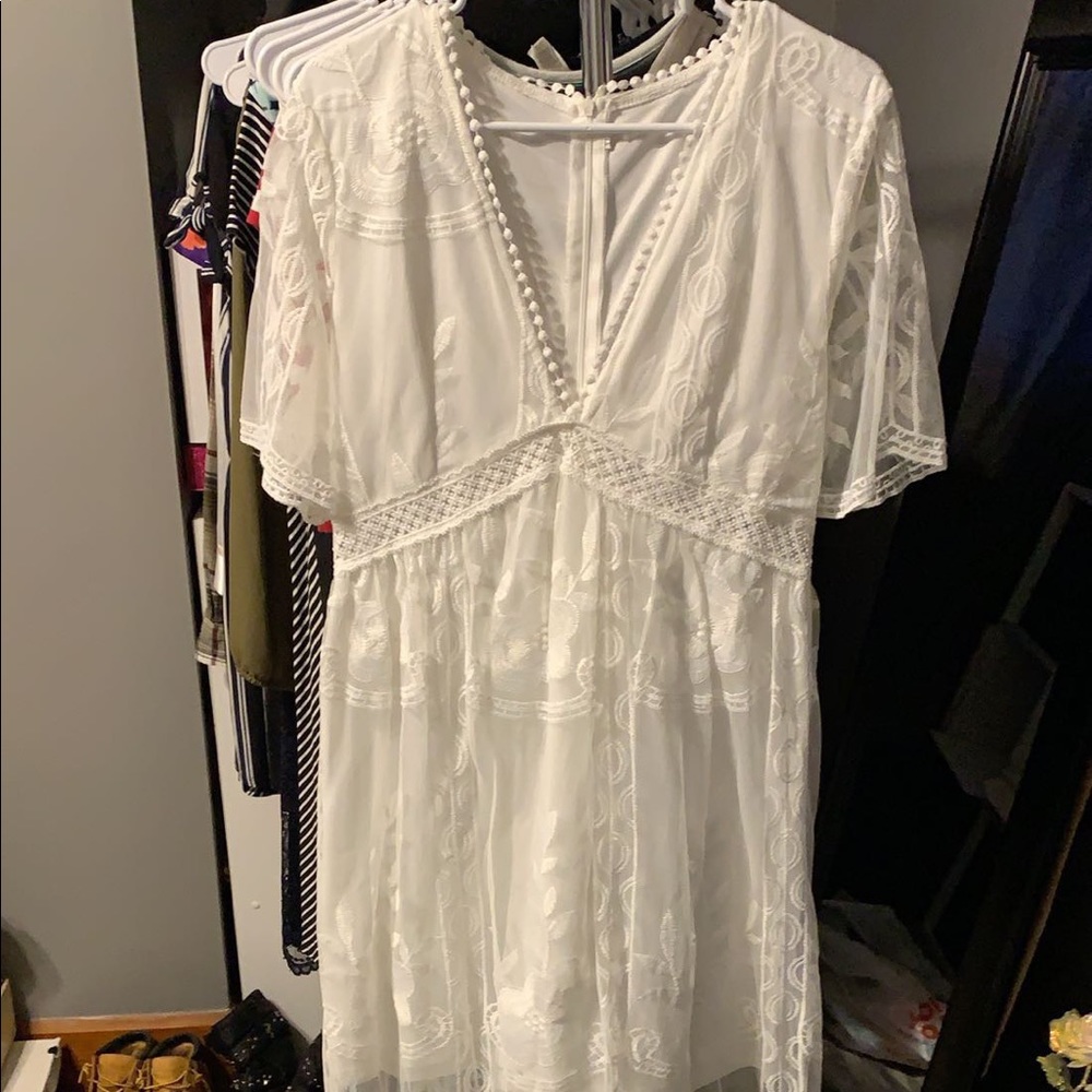 White dress